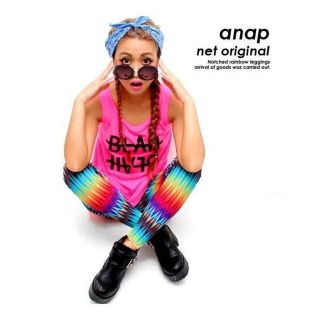 アナップ(ANAP)のANAP アナップ NETオリジナル レインボーレギンス(レギンス/スパッツ)