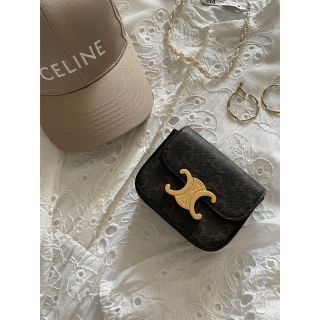 セリーヌ(celine)の新品☆お値下げ！【CELINE】ミニ トリオンフ ショルダー(ショルダーバッグ)