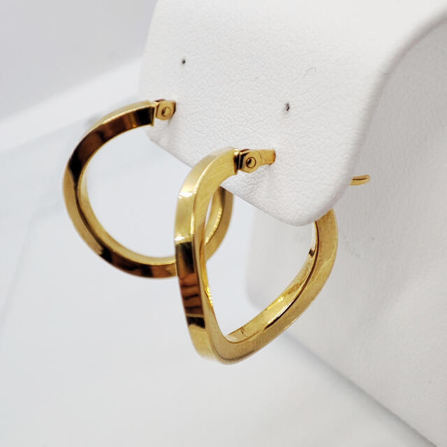 starjewelry スタージュエリー フープウェーブ 750 ピアスジュウル