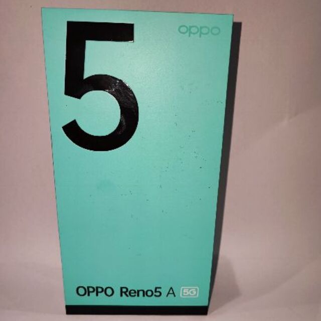 【値下げ】【新品未使用】OPPO Reno5A シルバーブラック デュアルSIM