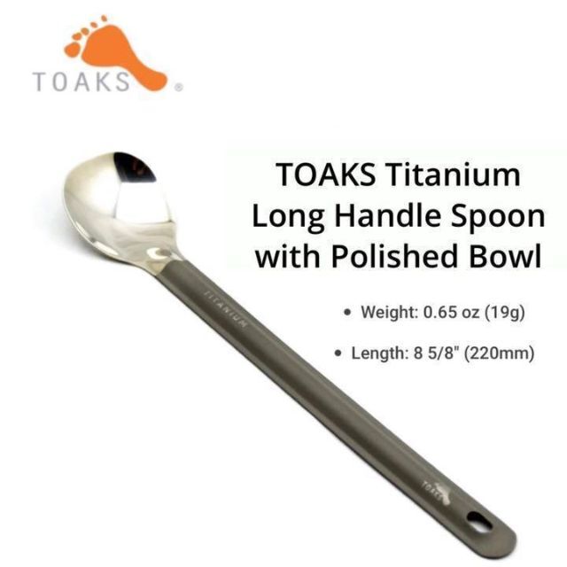 TOAKS チタンロングハンドルスプーン スポーツ/アウトドアのアウトドア(調理器具)の商品写真