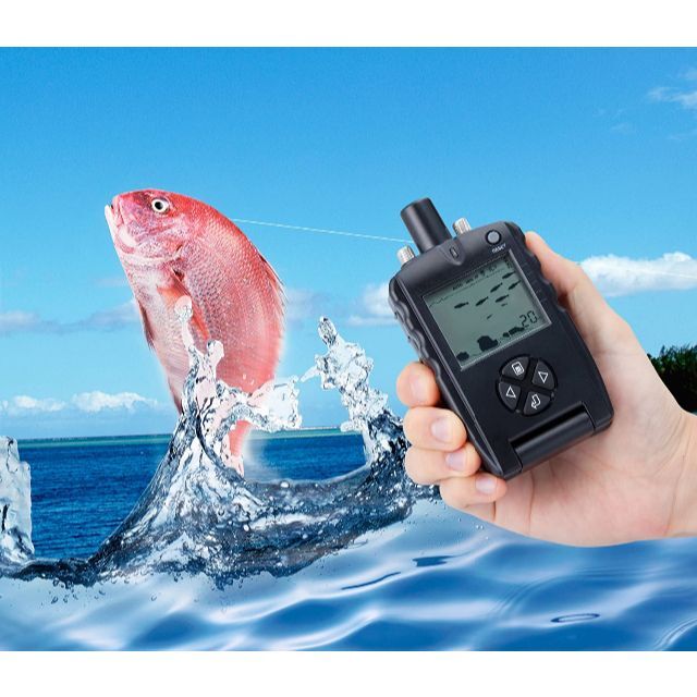 送料無料✨新品激安✨ポータブル魚群探知機 ポケ漁くん TU-480