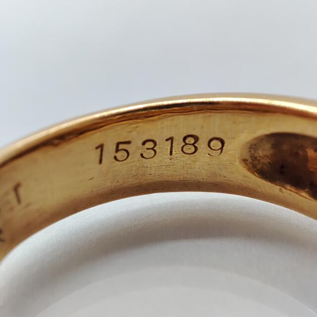 がございま CHAUMET - CHAUMET ショーメ アノー リング 750 ジュウル