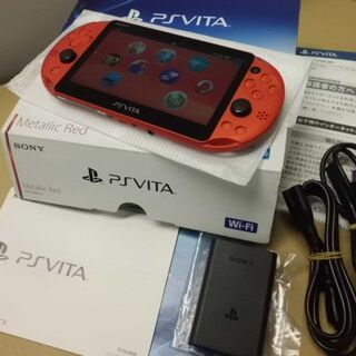 プレイステーションヴィータ(PlayStation Vita)のPSVITA PCH-2000 Metallic Red(携帯用ゲーム機本体)
