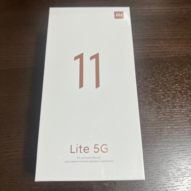 スマートフォン本体【新品】Xiaomi Mi 11 Lite 5G Truffle Black