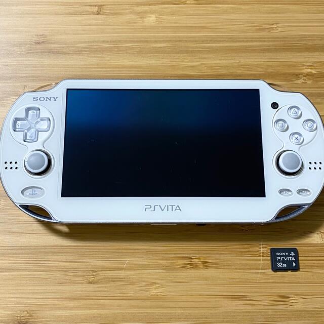 PlayStation Vita - PlayStation VITA PCH-1000ホワイト32GBメモリー ...