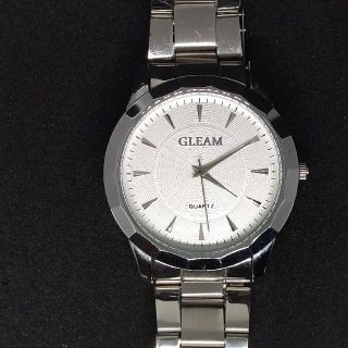 【新品電池】GLEAM メンズクォーツ腕時計(腕時計(アナログ))