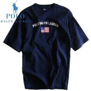 ポロラルフローレン(POLO RALPH LAUREN)の【POLO RALPH LAUREN】美品 半袖Tシャツ アメリカ国旗☆(Tシャツ(半袖/袖なし))