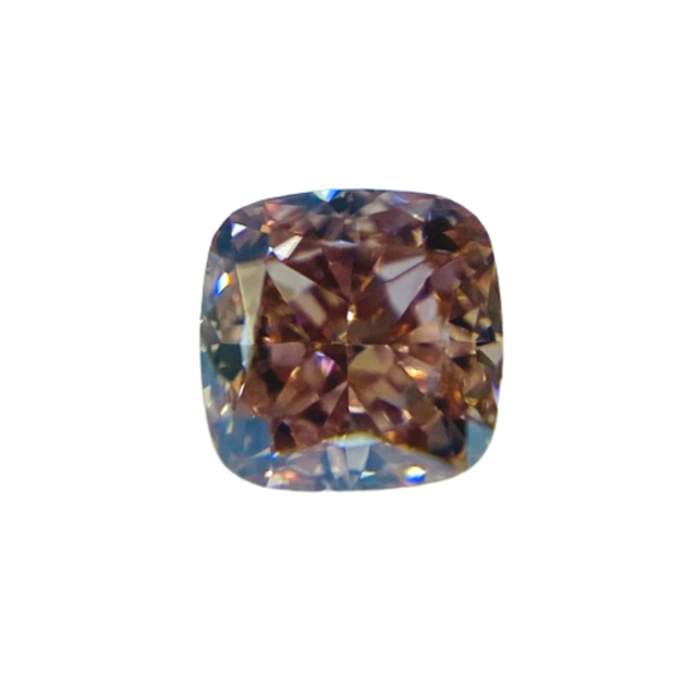 FANCY INTENSE ORANGY PINK 0.097ct X/CGL