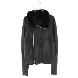 クロムハーツ(Chrome Hearts)のクロムハーツ ×リックオウエンス Rick Owens ミンクファームートンレザージャケット メンズ M(レザージャケット)