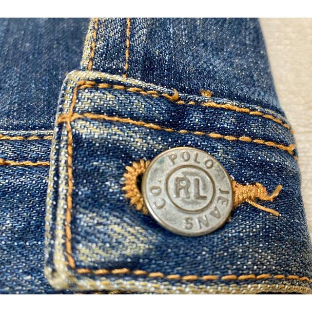 POLO RALPH LAUREN(ポロラルフローレン)の❤️ Polo ラルフローレン ビンテージジージャン  Lネイビー レディースのジャケット/アウター(Gジャン/デニムジャケット)の商品写真