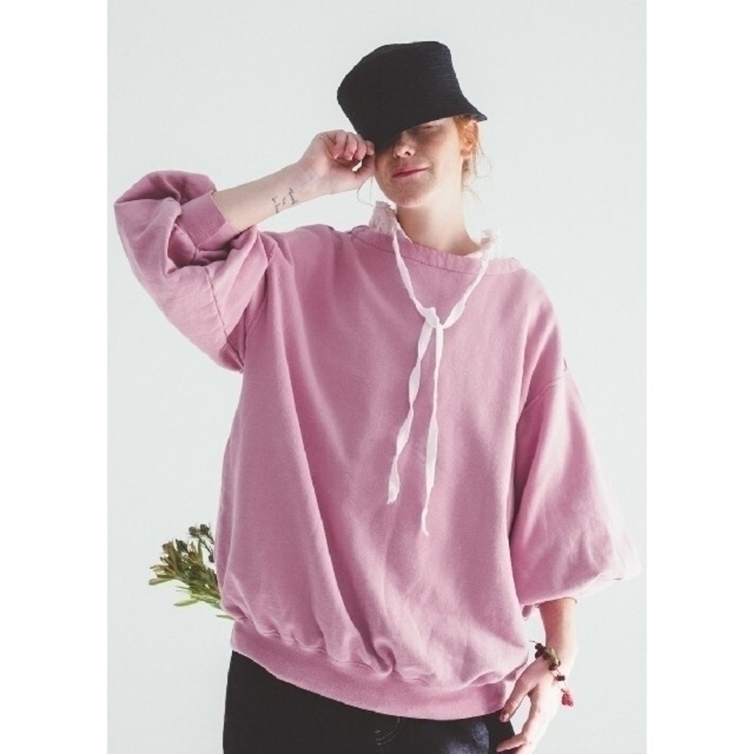 nest Robe - ネストローブ♡UpcycleLino裏毛 ルーズプルオーバー nest Robe - ネストローブ♡UpcycleLino裏毛 ルーズプルオーバー