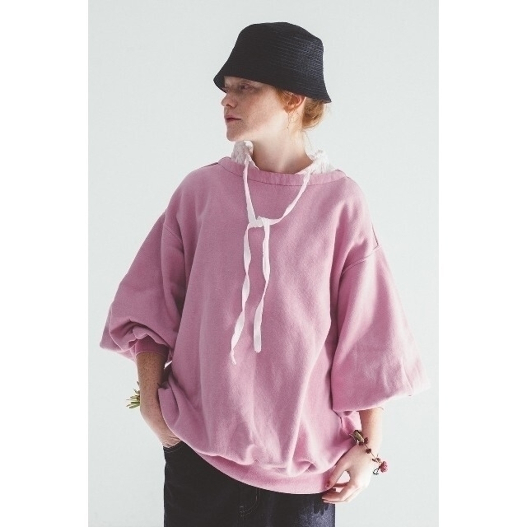nest Robe - ネストローブ♡UpcycleLino裏毛 ルーズプルオーバー nest Robe - ネストローブ♡UpcycleLino裏毛 ルーズプルオーバー