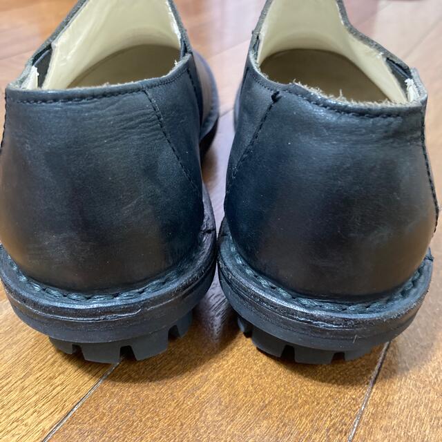 tsumori chisato walk レザー　スリッポン　革靴　ブラック