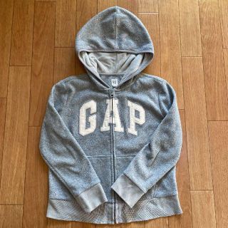 ギャップキッズ(GAP Kids)のGAP kids　パーカー　グレー　スパンコール　130 女の子(ジャケット/上着)