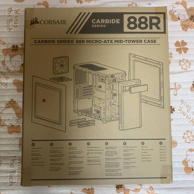 週末値下げ CORSAIR「Carbide 88R」パソコンケース スマホ/家電/カメラのPC/タブレット(PCパーツ)の商品写真