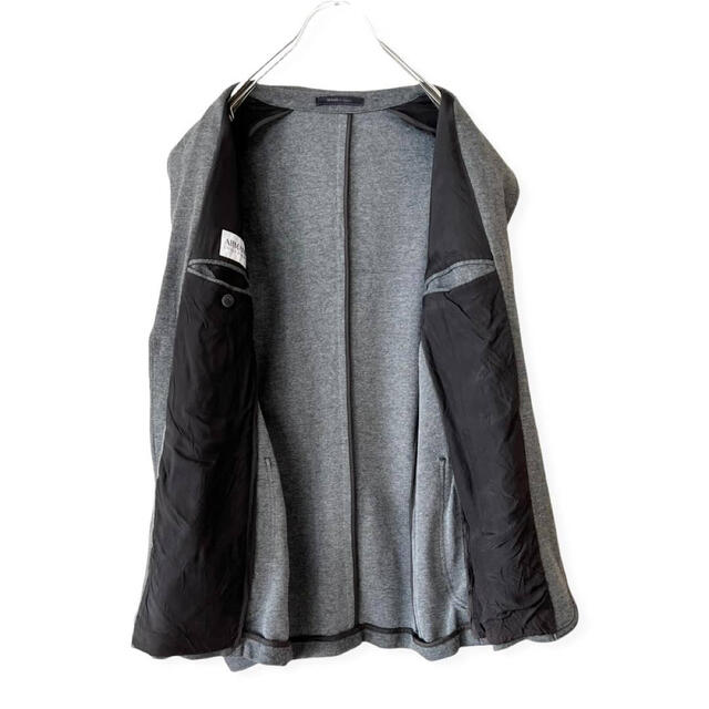 ARMANI COLLEZIONI(アルマーニ コレツィオーニ)のアルマーニ コレツィオーニ ジャケット 肘当てデザイン Sサイズ グレー メンズのジャケット/アウター(テーラードジャケット)の商品写真
