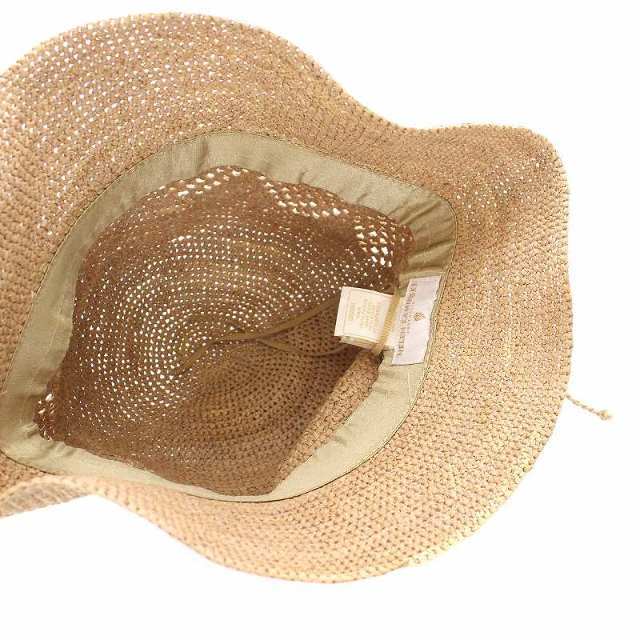 HELEN KAMINSKI(ヘレンカミンスキー)のヘレンカミンスキー 帽子 ラフィア ハット つば広 リボン ベージュ レディースの帽子(その他)の商品写真