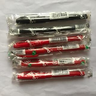 ペンテル(ぺんてる)のペンテル 水性ペン 赤4本 黒2本 計6本(ペン/マーカー)