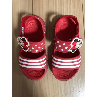 アディダス(adidas)のキッズ　adidas ミニー　サンダル　15.0(サンダル)