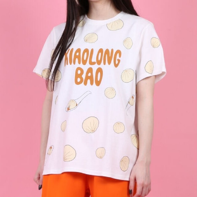 PUNYUS(プニュズ)の新品 XIAOLONGBAO Tシャツ プニュズ punyus 半袖 小籠包 1 レディースのトップス(Tシャツ(半袖/袖なし))の商品写真