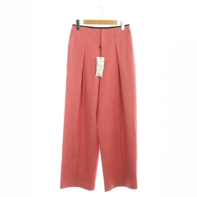 アドーア ADORE 21AW ピンヘッドスムースパンツ ワイド 36 ピンク ...