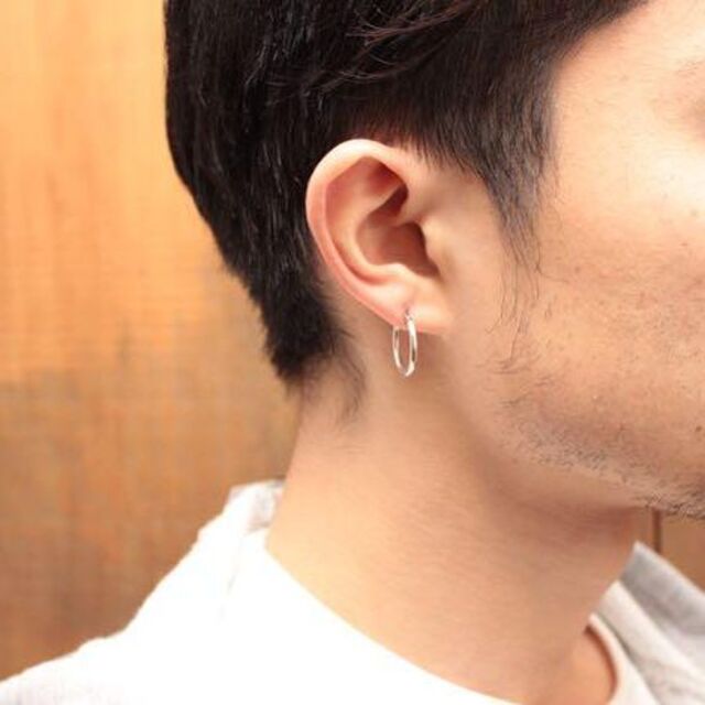 VIVIFY(ビビファイ)の VIVIFY(ビビファイ) Hoop Pierce フープピアス 1つ メンズのアクセサリー(ピアス(片耳用))の商品写真