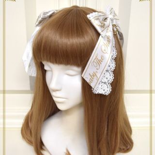 ベイビーザスターズシャインブライト(BABY,THE STARS SHINE BRIGHT)のYK様専用完売新品リボンレースクリップ(バレッタ/ヘアクリップ)