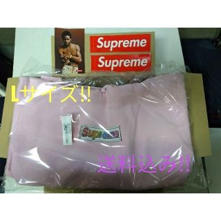 シュプリーム(Supreme)のSupreme Bling Box Logo Hooded Pink Lサイズ(パーカー)