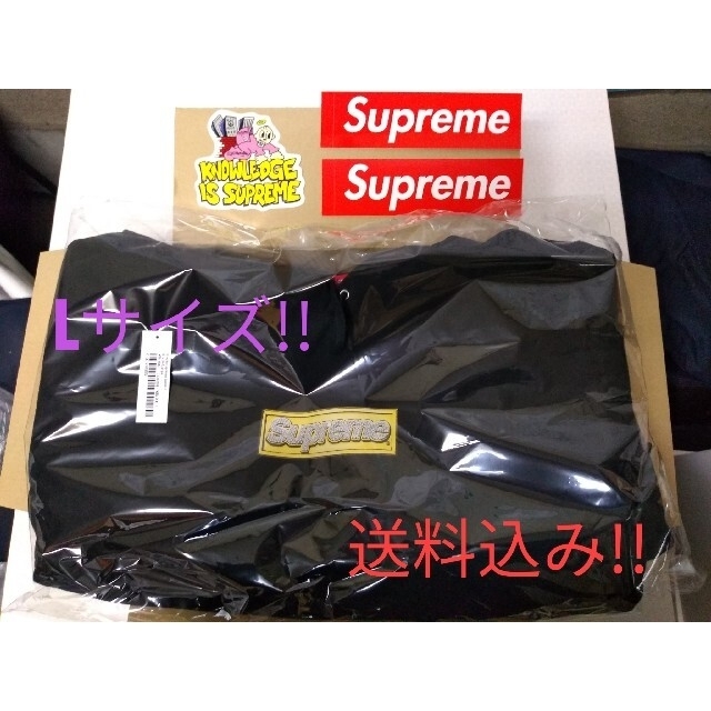 Supreme Bling Box Logo Hooded Black Lサイズ