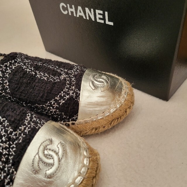 シャネル CHANEL エスパドリーユ 37 売れ筋がひ！ 11730円 www.gold ...