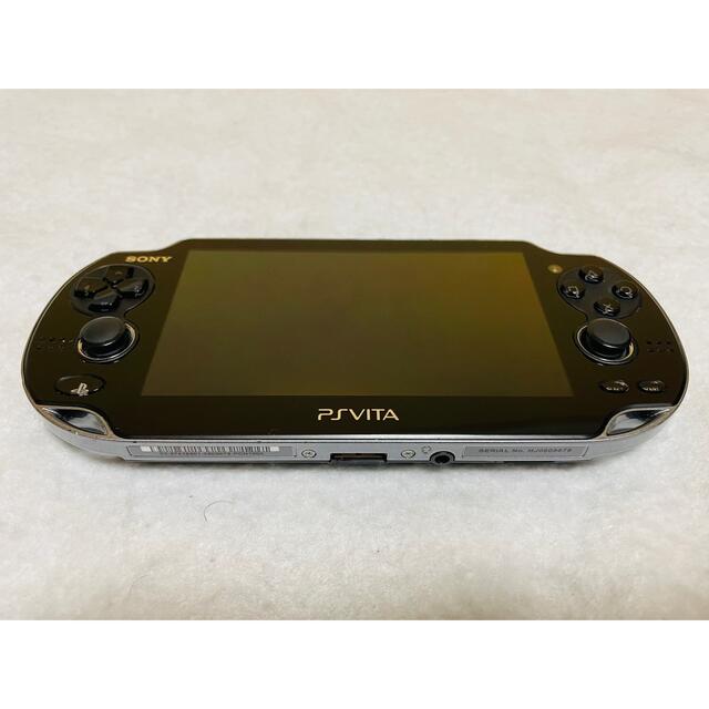 PS Vita PCH-1000 ZA01 クリスタルブラック 動作確認済みエンタメ/ホビー