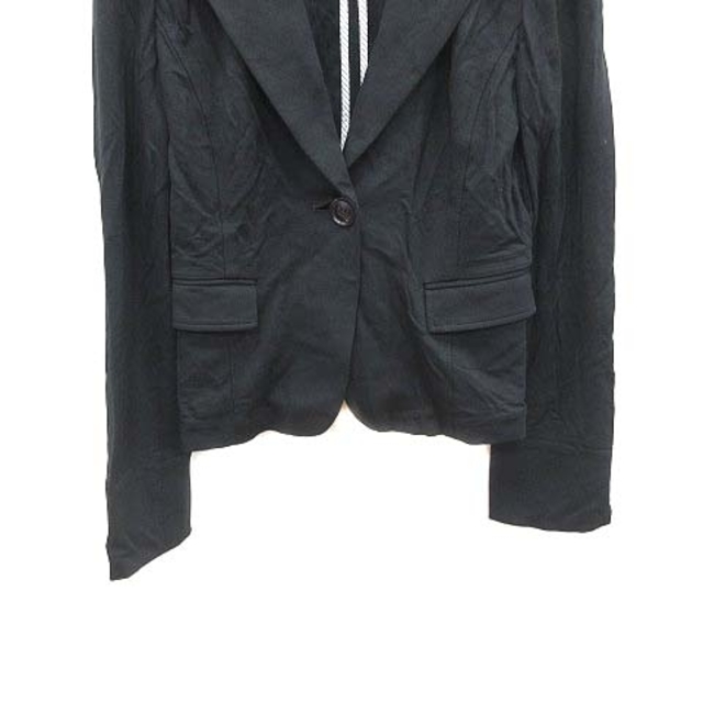 ROPE’(ロペ)のロペ ROPE テーラードジャケット シングル カットソー 7 黒 ブラック  レディースのジャケット/アウター(その他)の商品写真