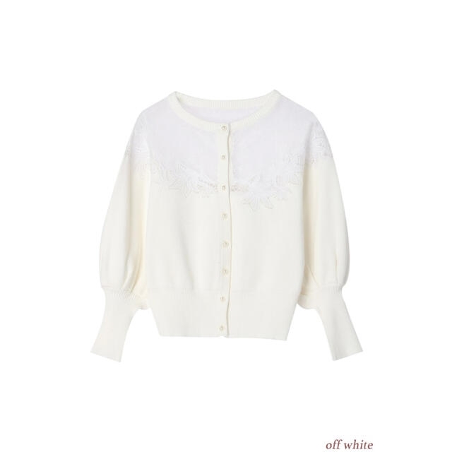 Her lip to - HLT Lace Trimmed Pearl-Button Cardiganの通販 by Her lip to - HLT Lace Trimmed Pearl-Button Cardiganの通販 by