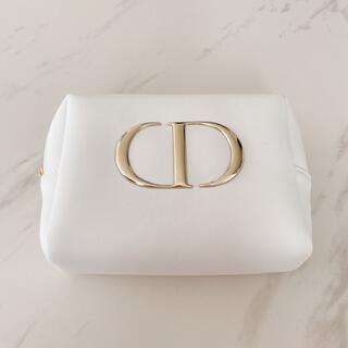 SALE公式 Christian Dior ディオール ノベルティ ホワイト ポーチ 新品 