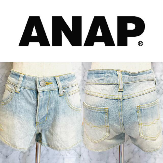 ANAP(アナップ)の美品　anap デニムショットパンツ　S レディースのパンツ(ショートパンツ)の商品写真