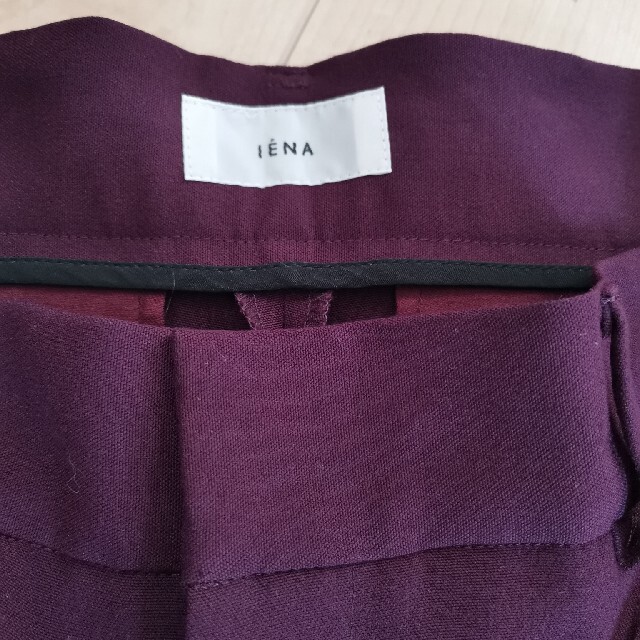 IENA(イエナ)のＩＥＮＡ◆ハイウエストストレートパンツ◆38 レディースのパンツ(カジュアルパンツ)の商品写真