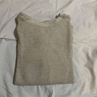 ユニクロ(UNIQLO)のUNIQLO ワッフルクルーネックT(Tシャツ(長袖/七分))