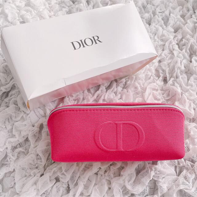 贈物 Dior ノベルティ ポーチ ピンク キャンバス opri.sg