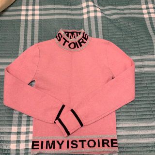 エイミーイストワール(eimy istoire)のeimyニットピンク(ニット/セーター)