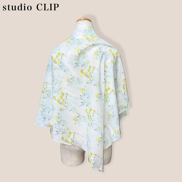 STUDIO CLIP(スタディオクリップ)の【studio  CLIP】花柄ストール　スタディオクリップ レディースのファッション小物(ストール/パシュミナ)の商品写真