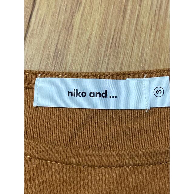 niko and...(ニコアンド)のトップス　カットソー　ニコアンド レディースのトップス(カットソー(長袖/七分))の商品写真