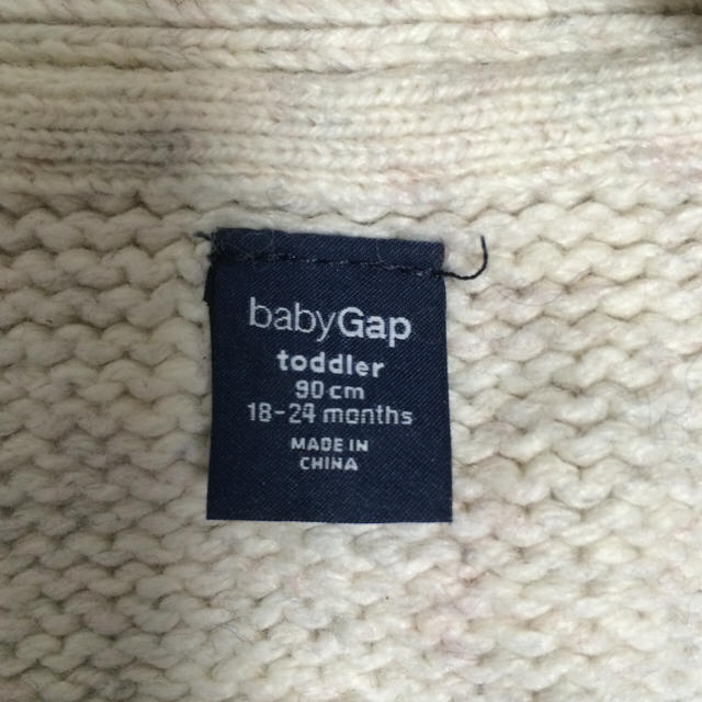 babyGAP(ベビーギャップ)の専用ページ♡GAP☆90サイズ ダッフル風カーディガン キッズ/ベビー/マタニティのキッズ服男の子用(90cm~)(カーディガン)の商品写真