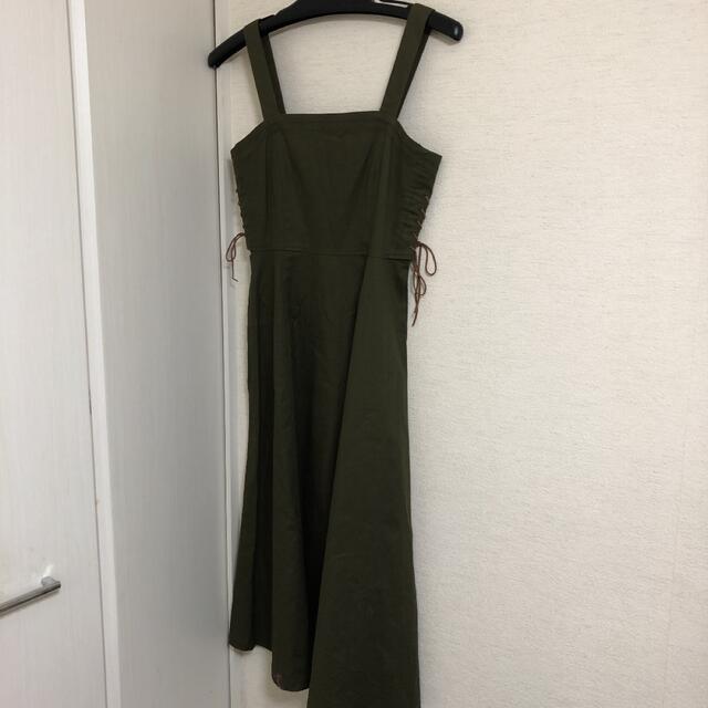 値下げしました 抹茶カラー ジャンパースカート サイズ38の通販 by