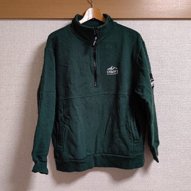(古着)CAMP7 キャンプセブン ハーフジップ スウェット グリーン 緑 | フリマアプリ ラクマ