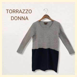 トラッゾドンナ(TORRAZZO DONNA)のトラッツォドンナ  TORRAZZO DONNA  切り替えひざ丈ワンピース(ひざ丈ワンピース)