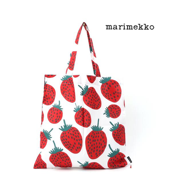 【新品】marimekko いちご柄　トートバッグ | フリマアプリ ラクマ