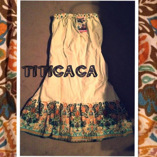 チチカカ(titicaca)の♡新品タグ付チチカカマキシスカート♡(ロングスカート)