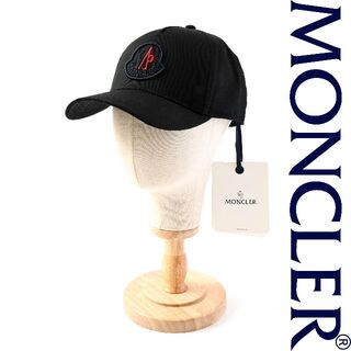 モンクレール(MONCLER)の新品 2022SS MONCLER ベースボールキャップ BLK(キャップ)