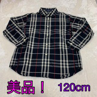 大量入荷キッズ服(男の子用) 100cm~バーバリー(BURBERRY) 子供 ブラウス(男の子)(ブラック/黒色系)の